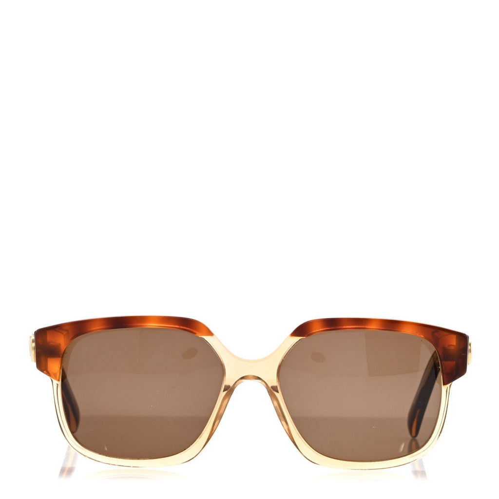 Celine Square Sunglasses — Tortoise – Acetate Triomphe CL40155I