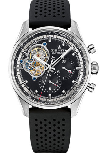 zenith-chronomaster-el-primero-open-watch-steel-black-dial-black-rubber-strap-03-2040-4061-21-r576