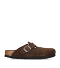 Birkenstock Suede Boston Clogs (Narrow Fit) – 47596
