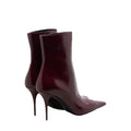 SAINT LAURENT ASHLEY BOOTIES BURGUNDY
