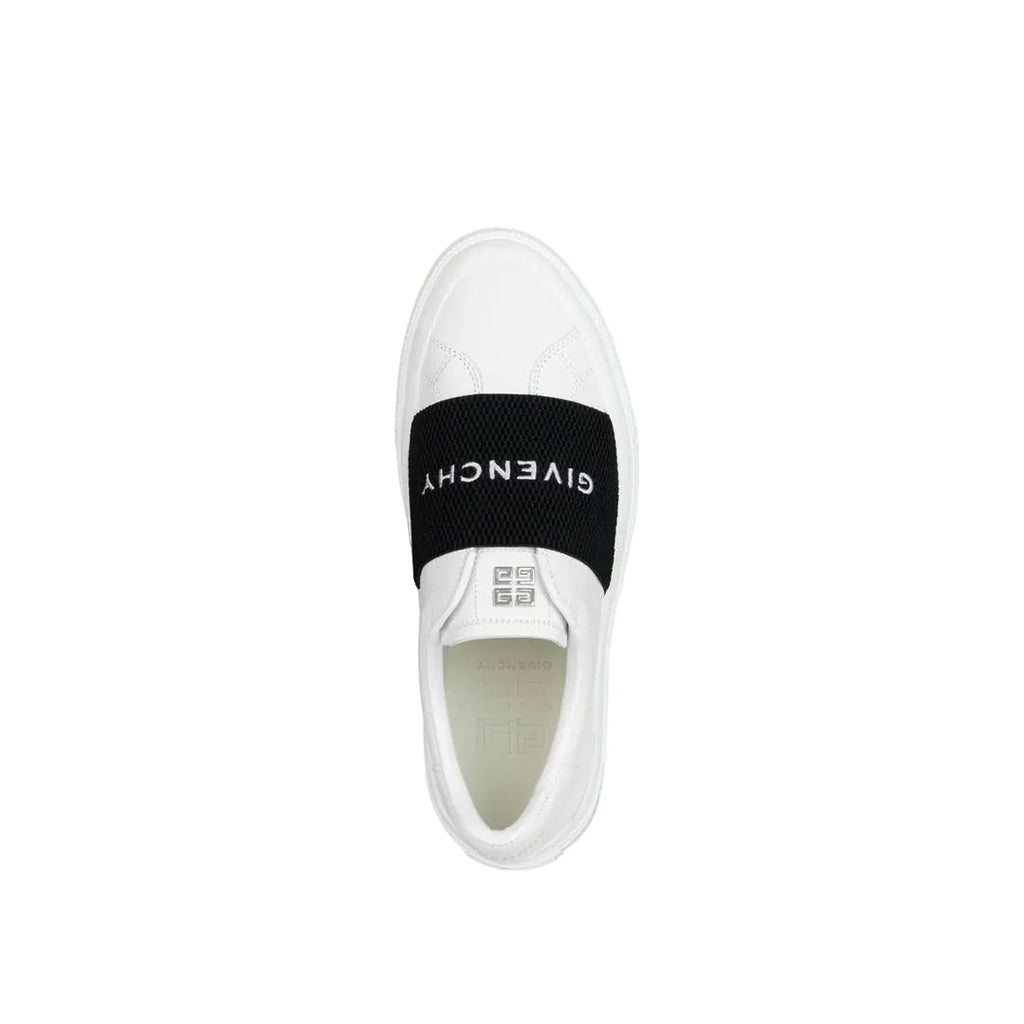 GIVENCHY LEATHER SLINGBACKS WHITE WHITE & BLACK