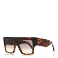 Celine Square Sunglasses — Tortoise – Acetate Chunky Rectangle CL 40092I