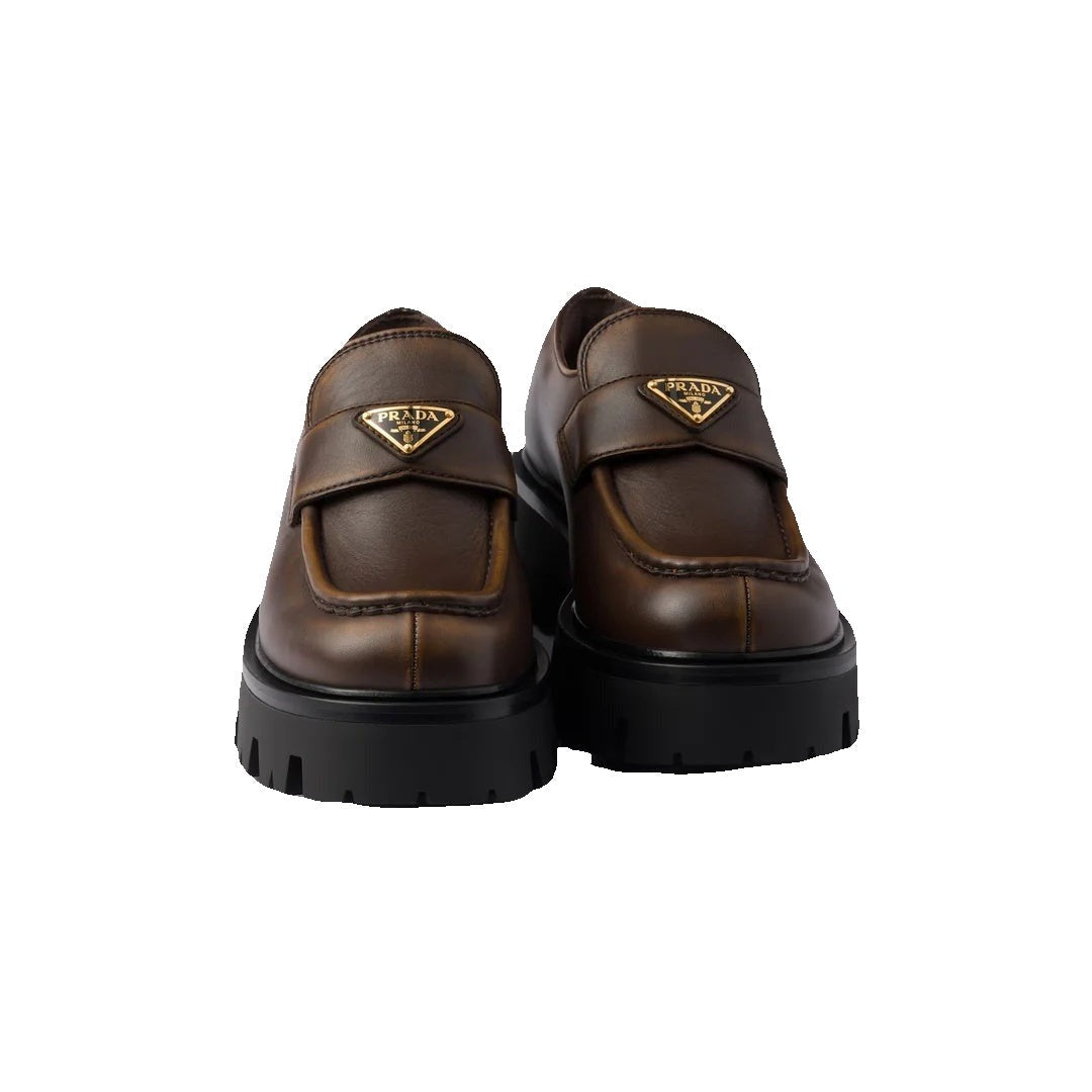PRADA MADE BROWN (CHUNKY LOAFERS)