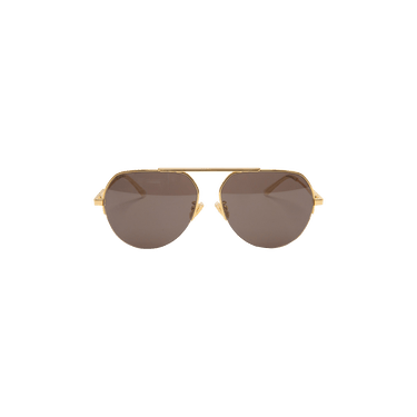 Bottega Veneta Sunglasses — Gold – BV1150S002