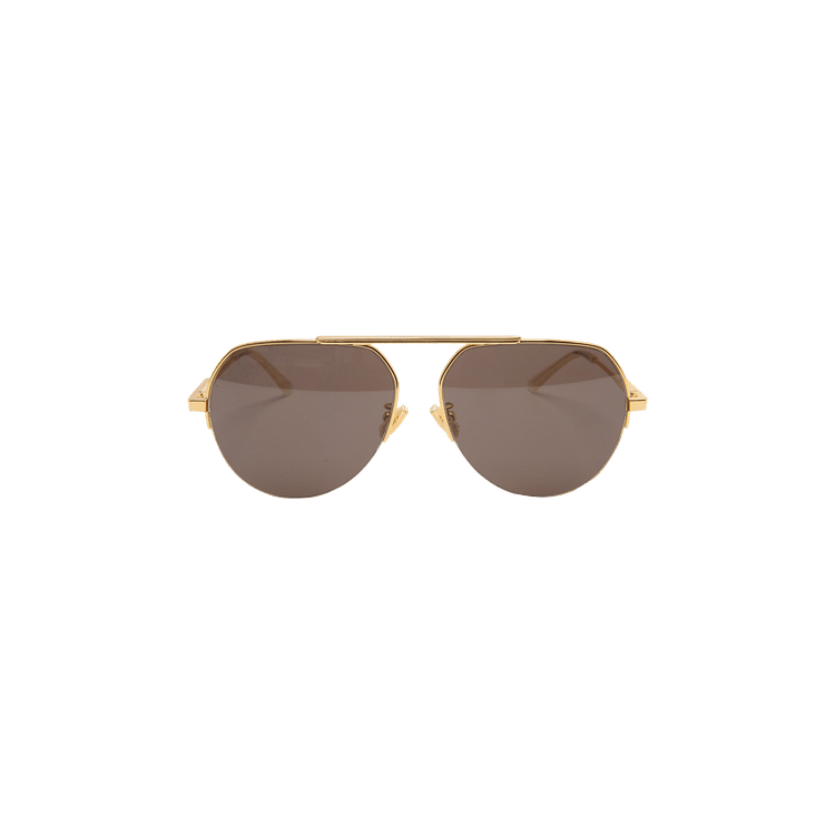 Bottega Veneta Sunglasses — Gold – BV1150S002