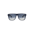 Alexander McQueen Square Frame Injection Sunglasses — Blue