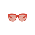 Balenciaga Round Frame Sunglasses — Red