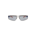 Balenciaga Square Frame Sunglasses — Silver