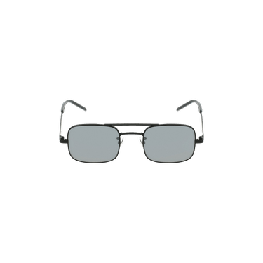 Saint Laurent Rectangle Frame Sunglasses — Black