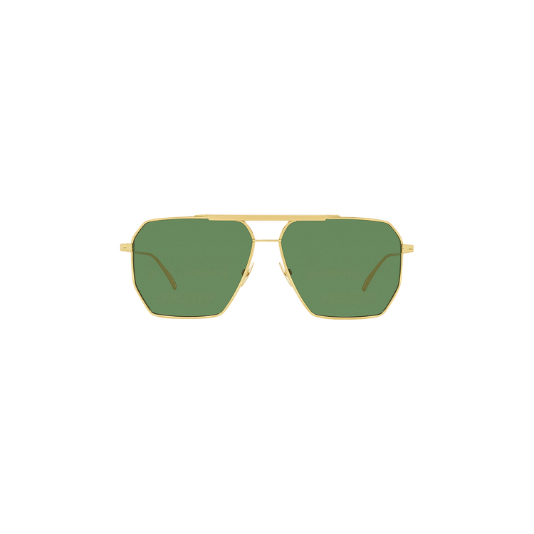 Bottega Veneta Sunglasses — Gold