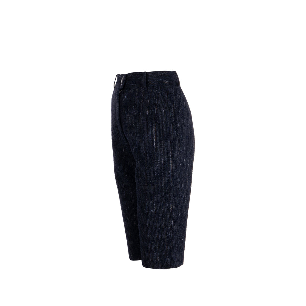 chanel-size-36-knee-length-shorts-tweed-black
