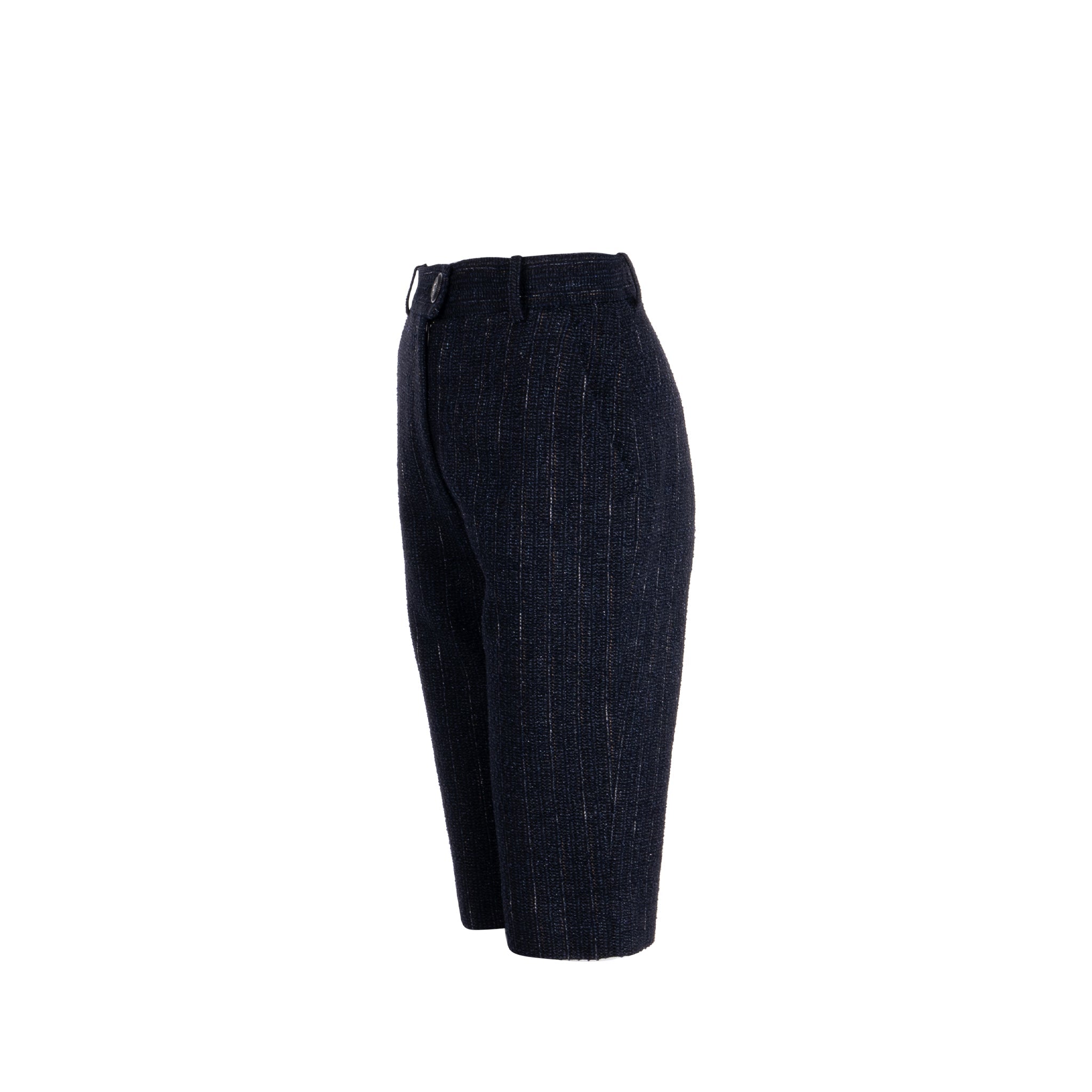 chanel-size-36-knee-length-shorts-tweed-black