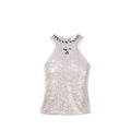 chanel-size-36-23c-short-u-neck-plain-logo-cropped-tank-polyester-elastane-silver-white-black