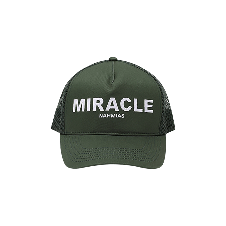 Nahmias Miracle Logo Foam Trucker Hat 'Green'