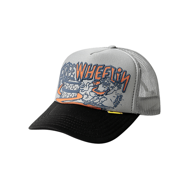 Kapital Free Wheelin' Trucker Cap 'Grey/Black'
