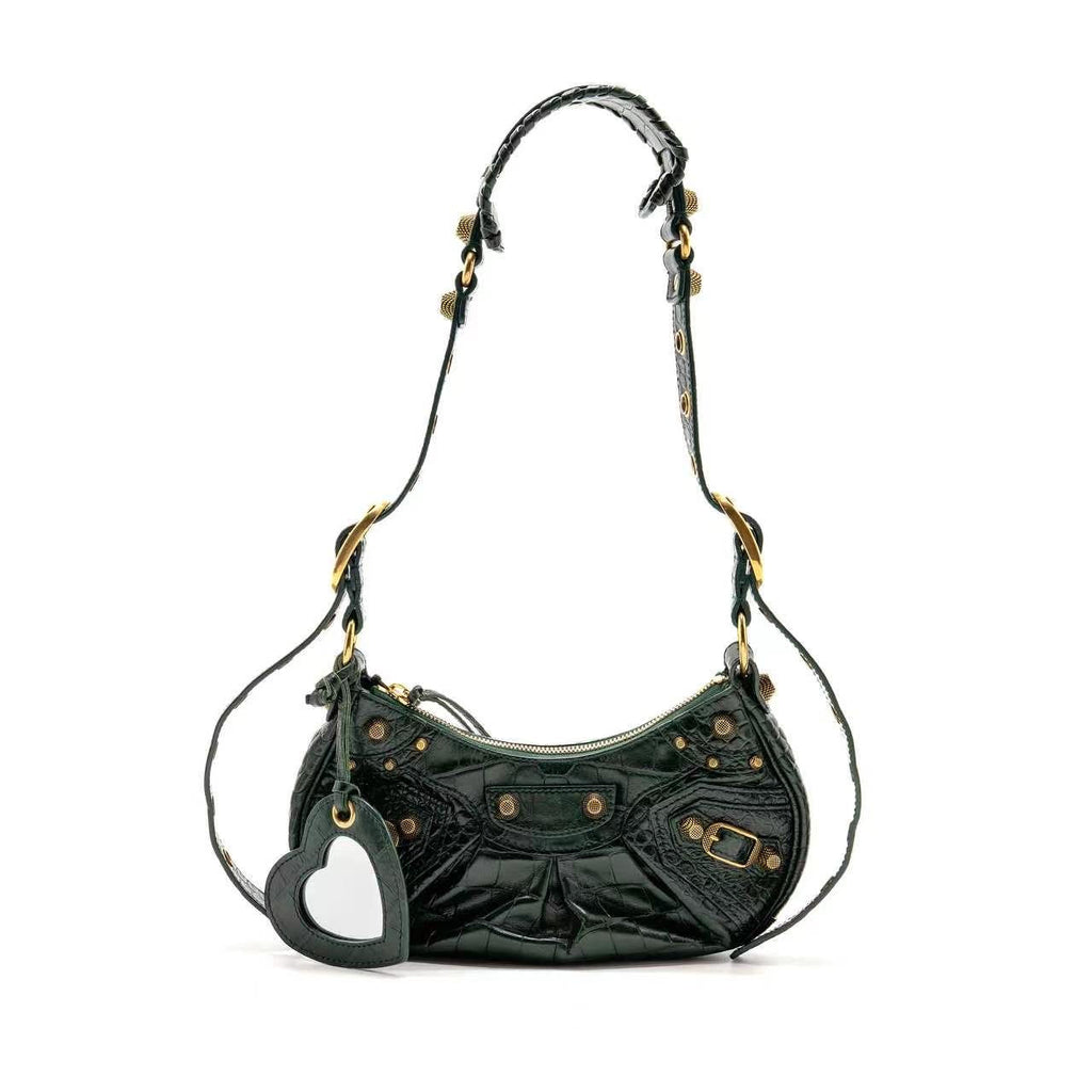 balenciaga-le-cagole-xs-shoulder-bag-crocodile-embossed-calfskin-dark-forest-green-ghw