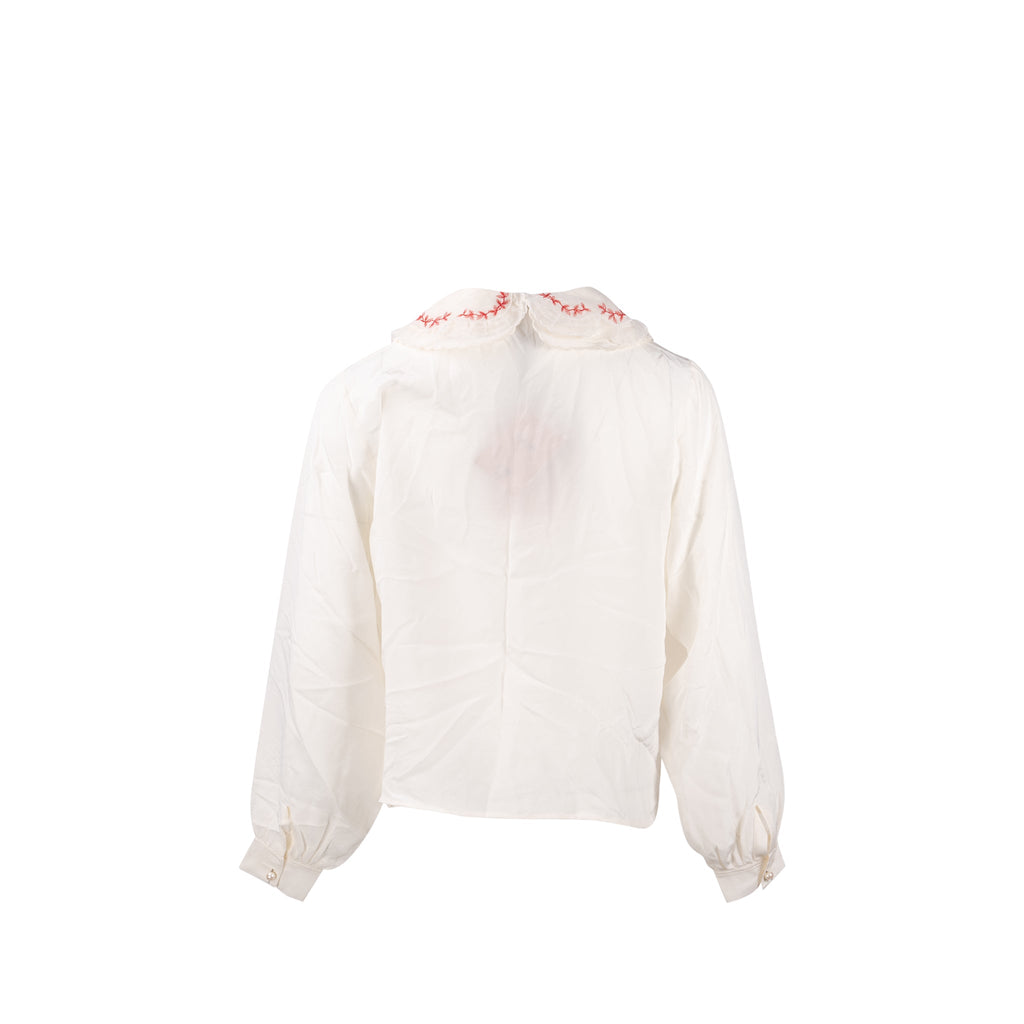miu-miu-size-36-blouse-shirt-with-pearl-silk-cotton-white