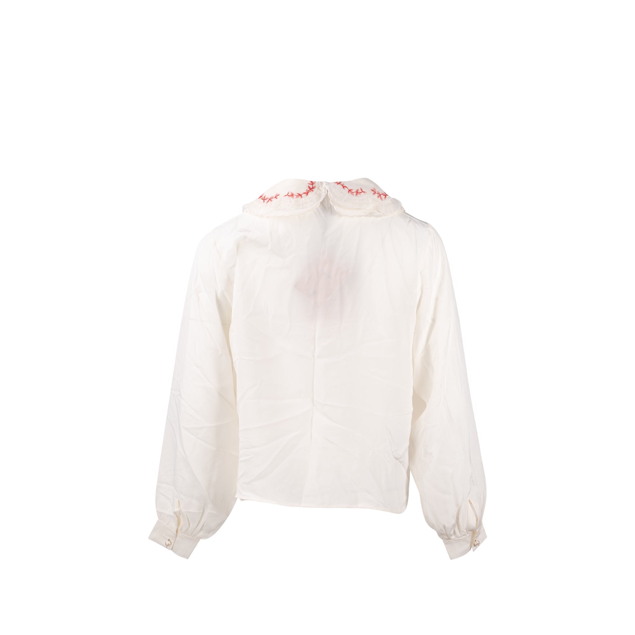 miu-miu-size-36-blouse-shirt-with-pearl-silk-cotton-white