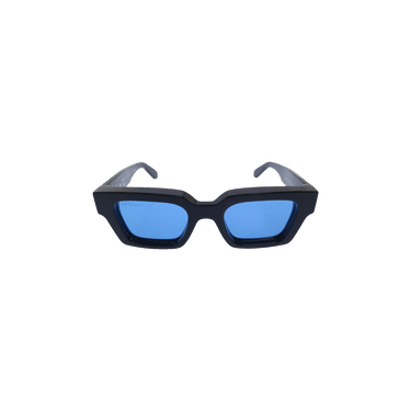 Off-White Virgil Sunglasses — Black – Blue OERI008C99PLA0021045