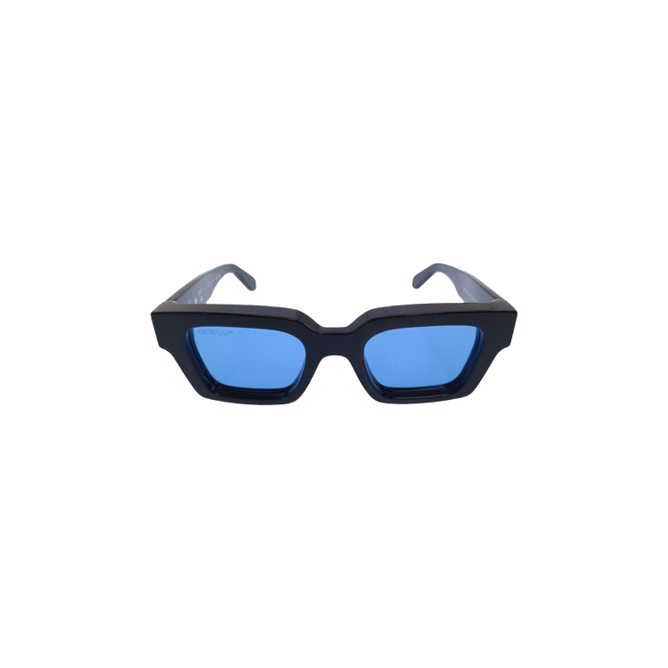 Off-White Virgil Sunglasses — Black – Blue OERI008C99PLA0021045