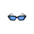Off-White Virgil Sunglasses — Black – Blue OERI008C99PLA0021045