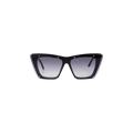 Alexander McQueen Cat Eye Frame Sunglasses — Black