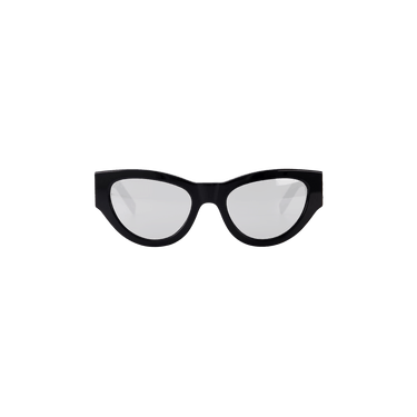 Saint Laurent Acetate Frame Sunglasses — Black