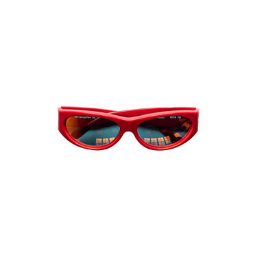 Rhude Agnelli Frame Sunglasses — Red