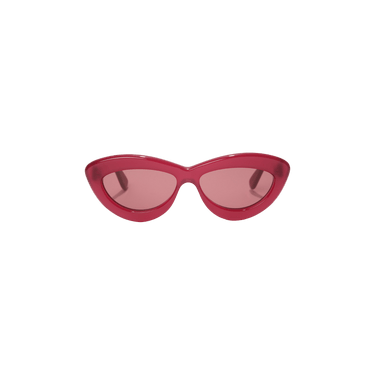 Loewe Curvy Cat Eye Sunglasses — Pink