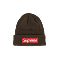 Supreme x New Era Box Logo Beanie 'Brown'