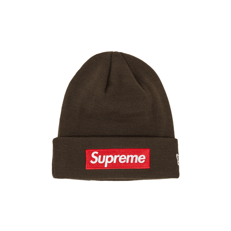 Supreme x New Era Box Logo Beanie 'Brown'