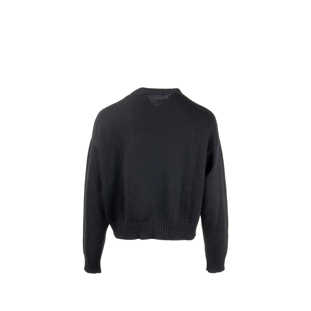 miu-miu-size-42-pink-punk-knit-sweater-virgin-wool-black-pink