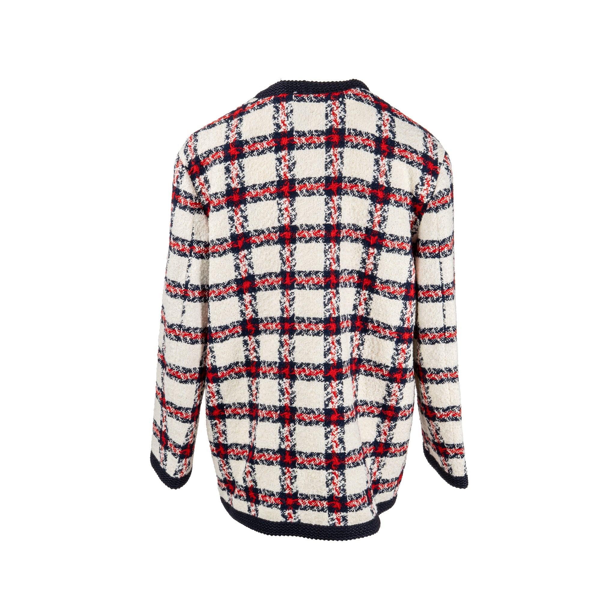 gucci-size-44-checked-tweed-jacket-polyamide-wool-cotton-red-white-blue-ghw
