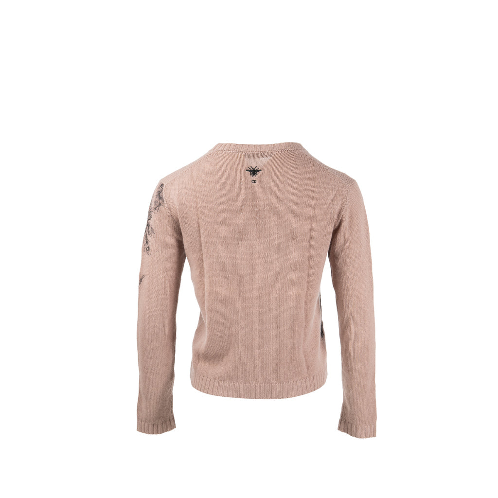 dior-size-fr-36-graphic-print-sweater-cashmere-dark-pink-black-1