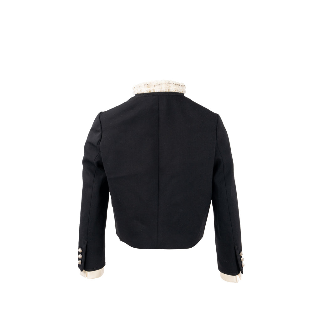 miu-miu-size-38-cropped-button-up-lace-jacket-black