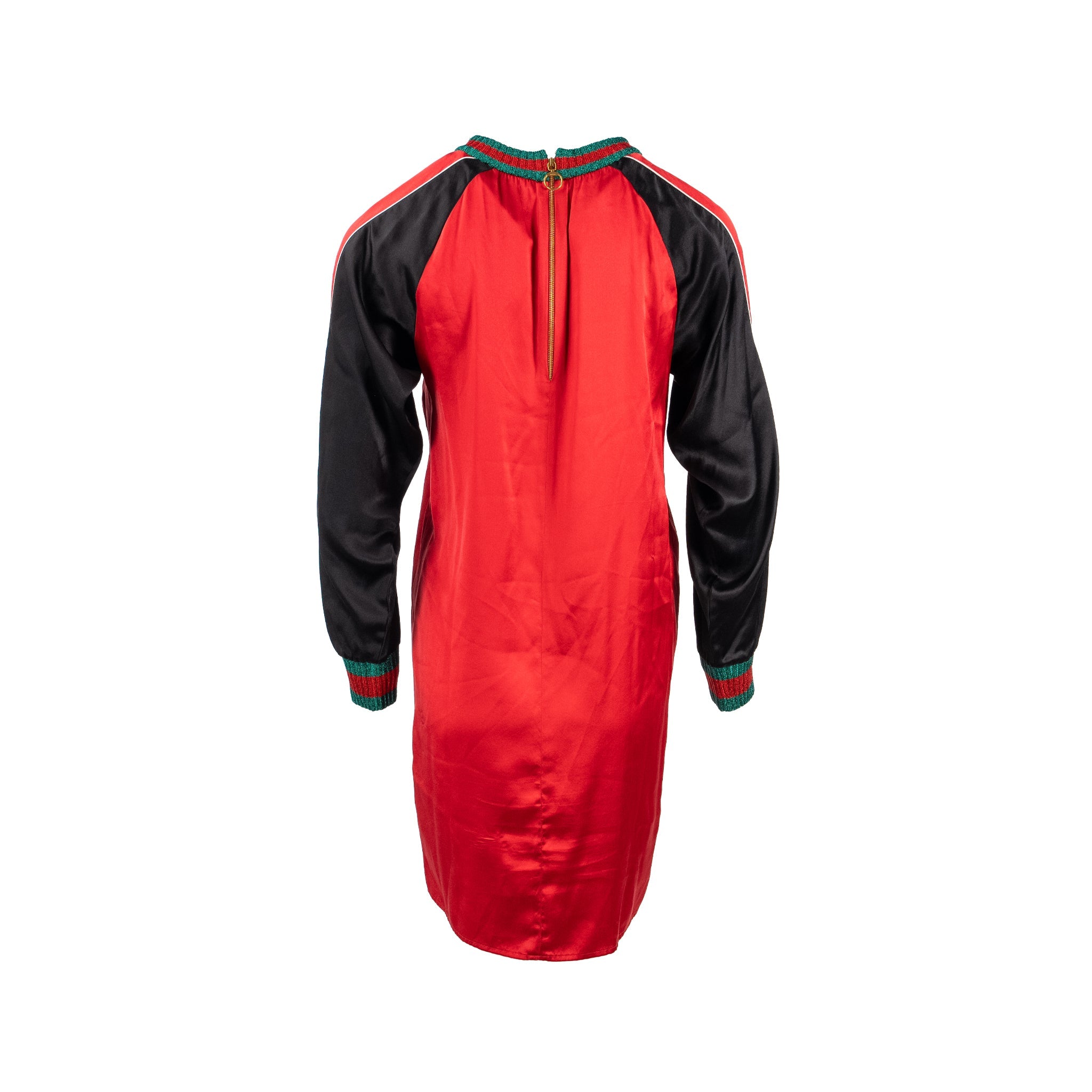 gucci-size-s-ghost-diamond-dress-silk-black-red-white