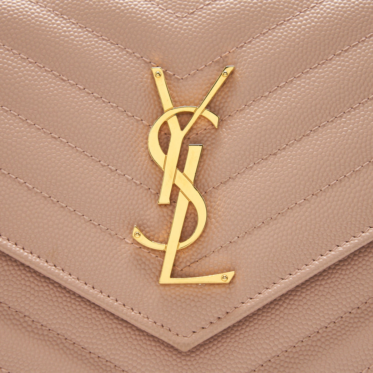 saint-laurent-cassandre-matelasse-chain-wallet-grained-calfskin-pale-blush-ghw