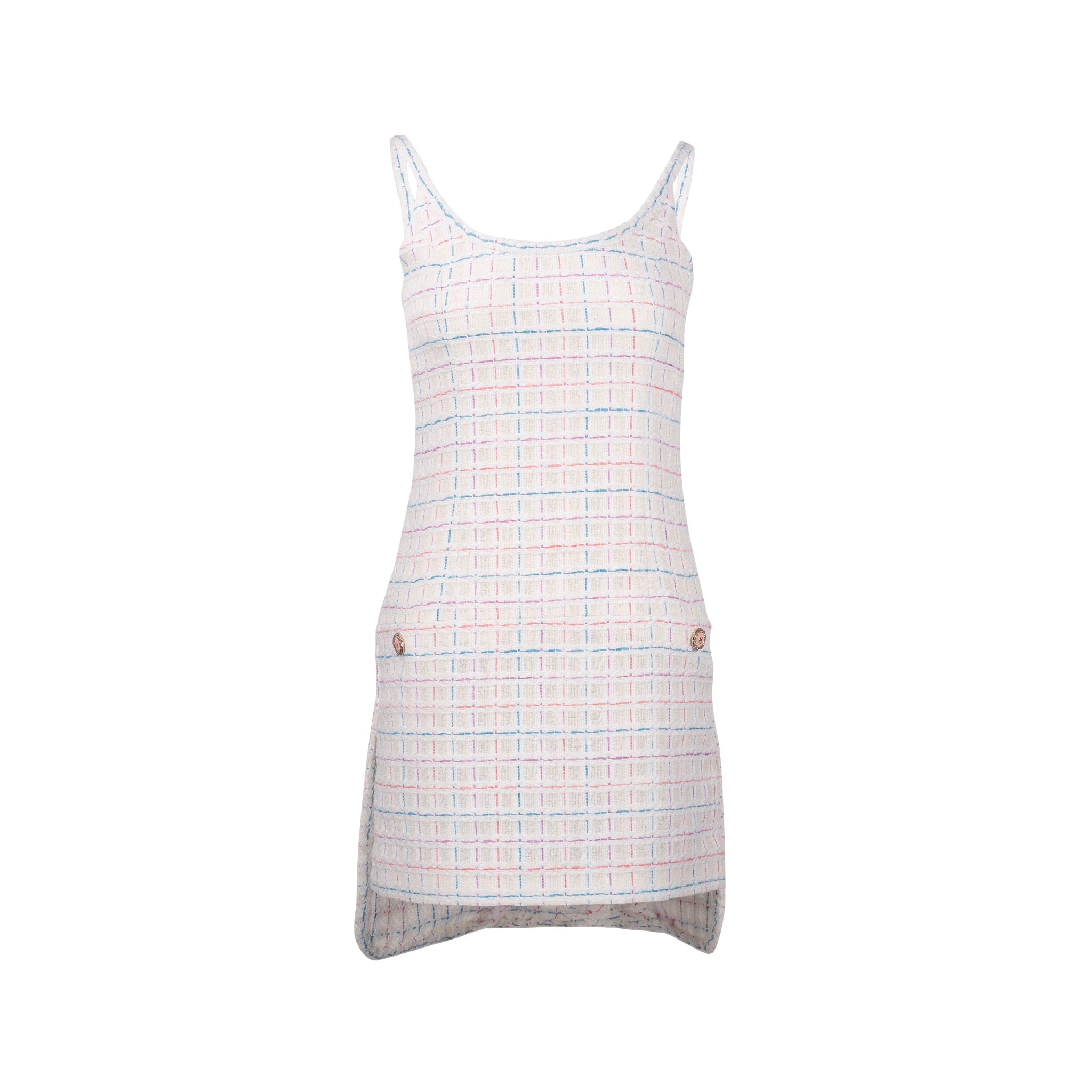 chanel-size-34-tweed-mini-dress-acrylic-cotton-polyamide-white-multicolour