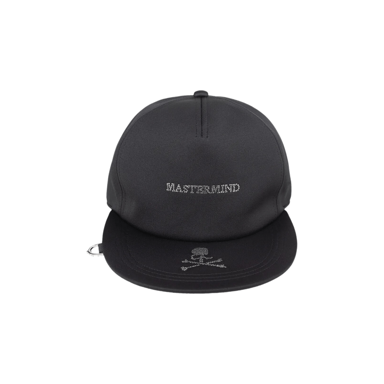 Mastermind World Crystal Embellished Flat Peak Cap 'Black'