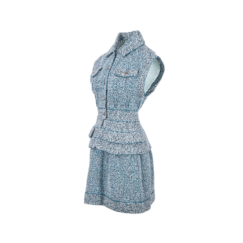 chanel-size-34-20p-sleeveless-tweed-dress-polyamide-cotton-navy-blue-blue-green