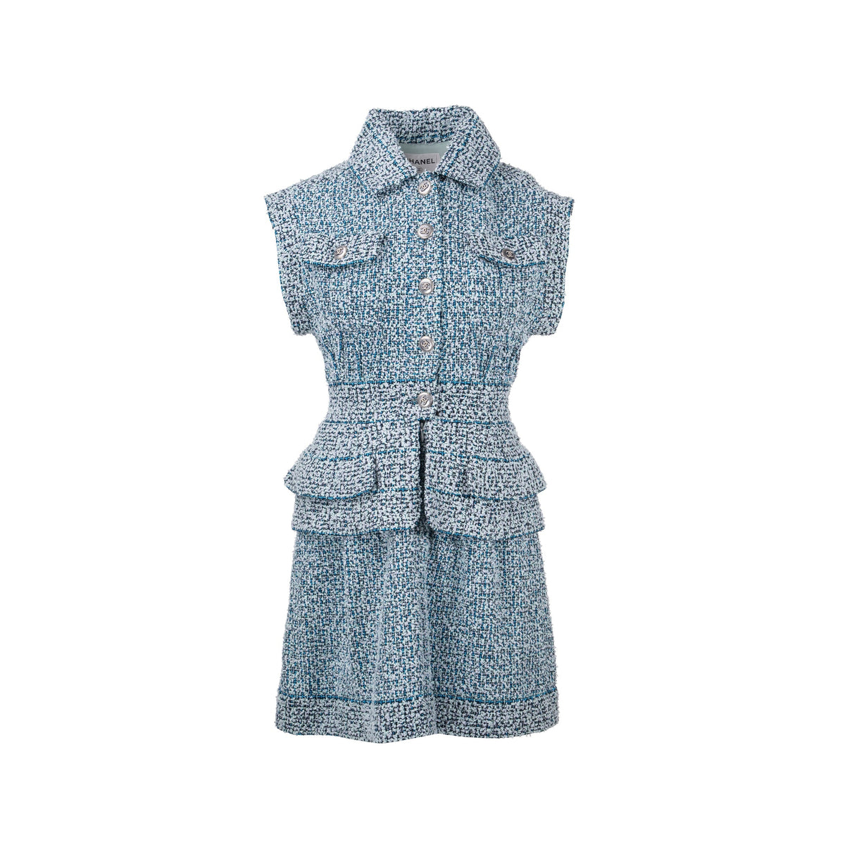 chanel-size-34-20p-sleeveless-tweed-dress-polyamide-cotton-navy-blue-blue-green