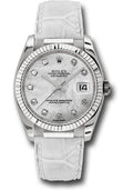 rolex-white-gold-datejust-36-watch-fluted-bezel-mother-of-pearl-diamond-dial-leather-116139-mdw