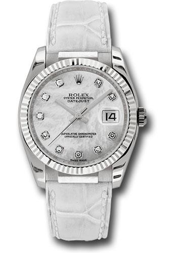 rolex-white-gold-datejust-36-watch-fluted-bezel-mother-of-pearl-diamond-dial-leather-116139-mdw