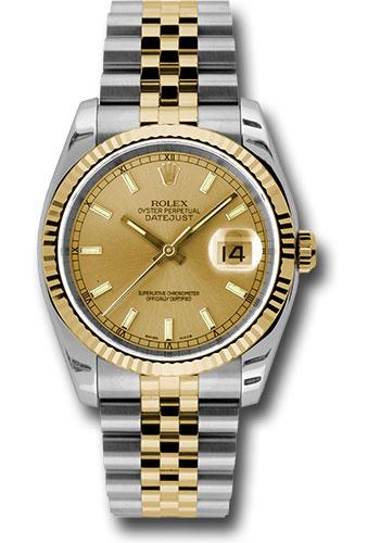 rolex-steel-and-yellow-gold-rolesor-datejust-36-watch-fluted-bezel-champagne-index-dial-jubilee-bracelet-116233-chsj