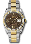 rolex-steel-and-yellow-gold-rolesor-datejust-36-watch-52-diamond-bezel-brown-floral-arabic-dial-oyster-bracelet-116243-brfao
