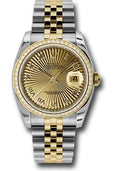 rolex-steel-and-yellow-gold-rolesor-datejust-36-watch-52-brilliant-cut-diamond-bezel-champagne-sunbeam-roman-dial-jubilee-bracelet-116243-chsbrj