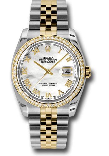 rolex-steel-and-yellow-gold-rolesor-datejust-36-watch-52-brilliant-cut-diamond-bezel-mother-of-pearl-roman-dial-jubilee-bracelet-116243-mrj