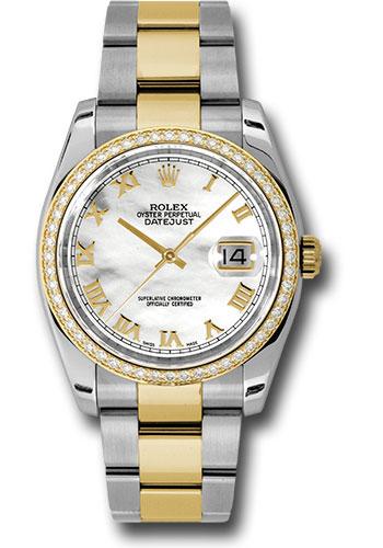 rolex-steel-and-yellow-gold-rolesor-datejust-36-watch-52-diamond-bezel-mother-of-pearl-roman-dial-oyster-bracelet-116243-mro