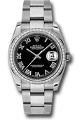 rolex-steel-and-white-gold-datejust-36-watch-52-diamond-bezel-black-roman-dial-oyster-bracelet-116244-bkro