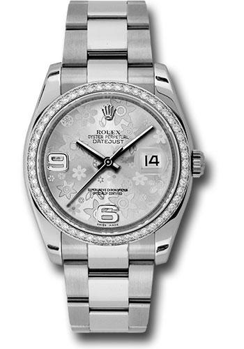 rolex-steel-and-white-gold-datejust-36-watch-52-diamond-bezel-silver-floral-arabic-dial-oyster-bracelet-116244-sfao